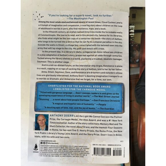 Two Books: "Cloud Cuckoo Land" By Anthony Doerr & "Zero Hour" By Clive Cussler - Picture 2 of 5